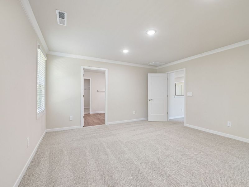 Spacious, unfurnished interior of a new home in Cadence Meadows, Zebulon (Image 17). Spacious, unfurnished interior of a new home in Cadence Meadows, Zebulon (Image 17).