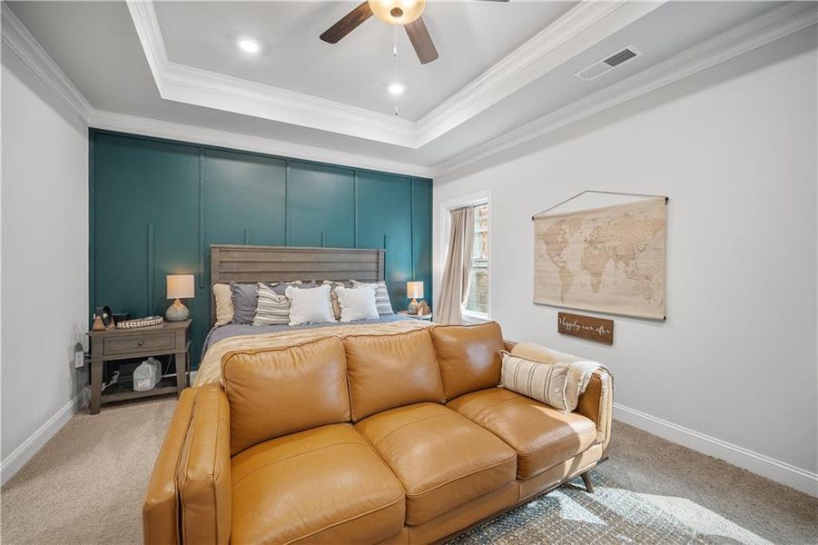 Furnished interior view inside a new home in Holiday Pines, Buford (Image 8).