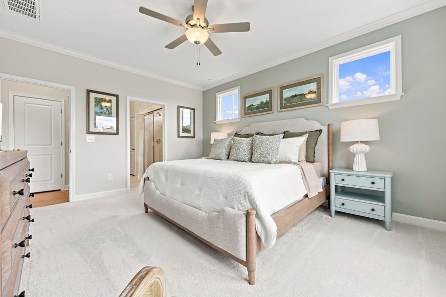 Representative furnished interior of a home built from the The Daphne C by Davidson Homes LLC in Wendell Ridge, Wendell (Image 12). Representative furnished interior of a home built from the The Daphne C by Davidson Homes LLC in Wendell Ridge, Wendell (Image 12).