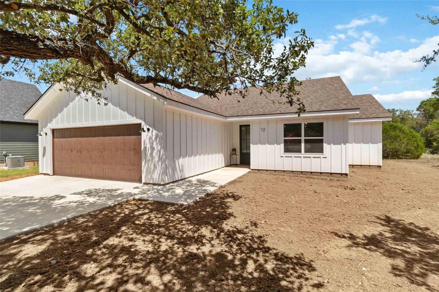 Exterior details and patio area of a home in , Wimberley (Image 29).