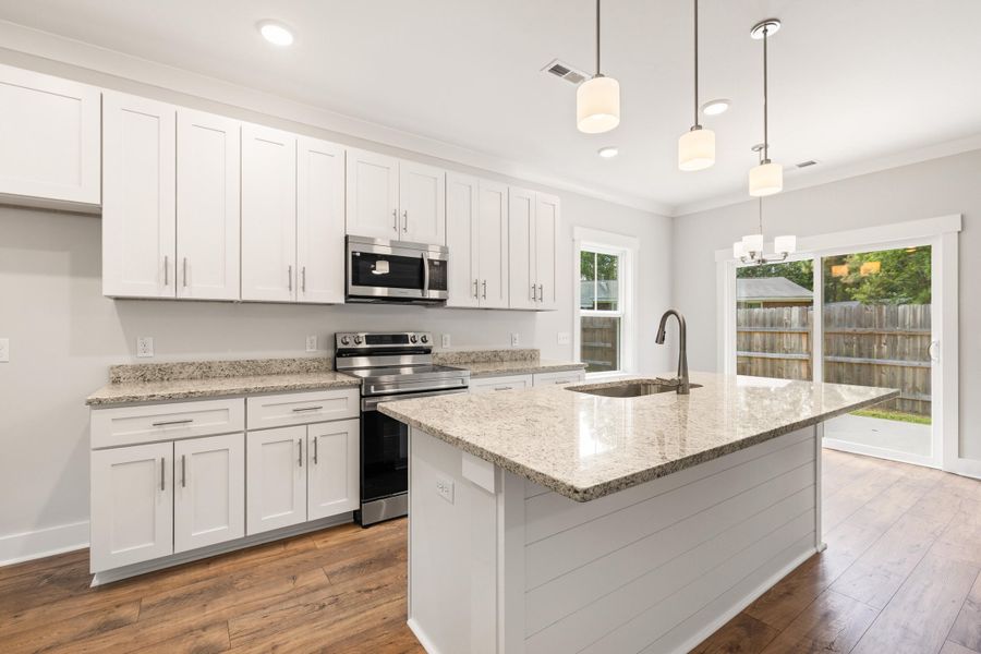 Furnished interior view inside a new home in , Charleston (Image 6).