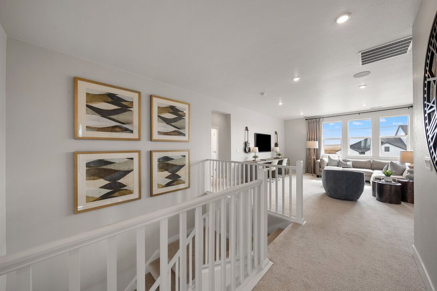 Representative furnished interior of a home built from the Perch by Trumark Homes in Trumark Homes at Tanterra, Parker (Image 15).