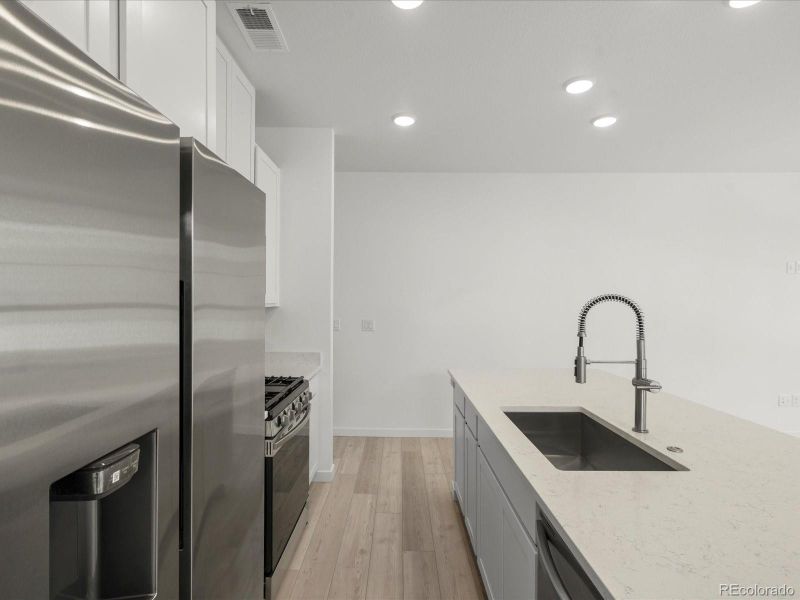 Furnished interior view inside a new home in , Denver (Image 3). Furnished interior view inside a new home in , Denver (Image 3).