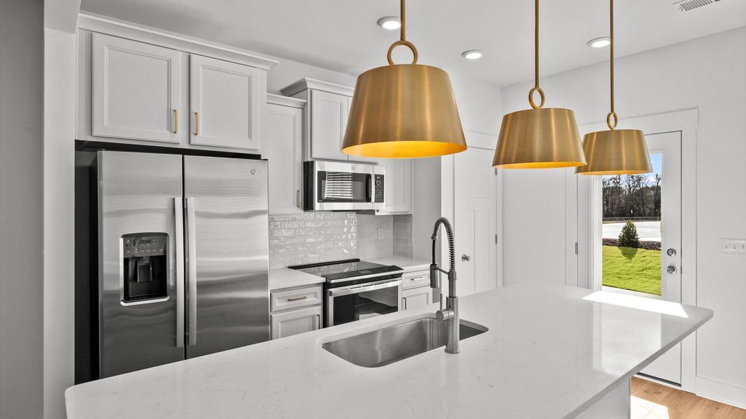 Furnished interior view inside a new home in Gresham Station, Simpsonville (Image 12).