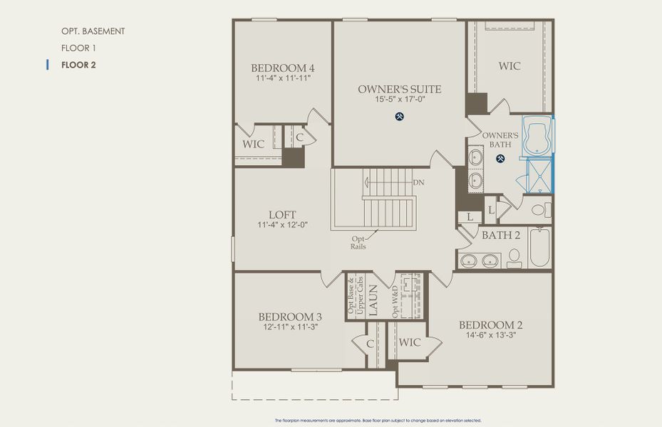 Murphy Floor Plan, Quick Move-In Home, Floor 2