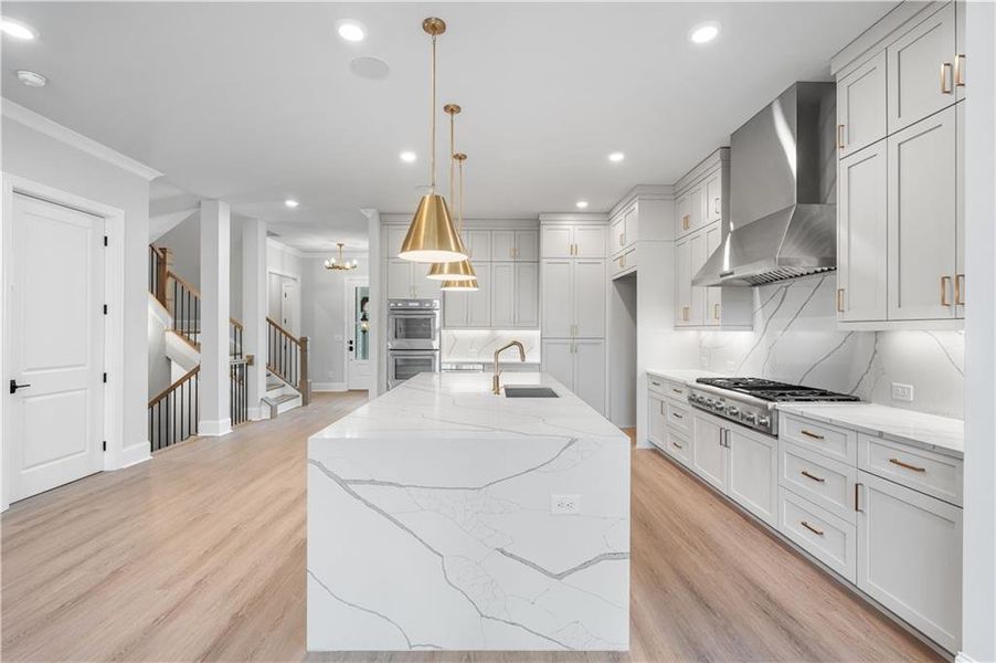 Furnished interior view inside a new home in Waterside Single Family, Peachtree Corners (Image 34).