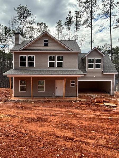 In-progress construction of a new home in , Monticello, GA (Image 3).