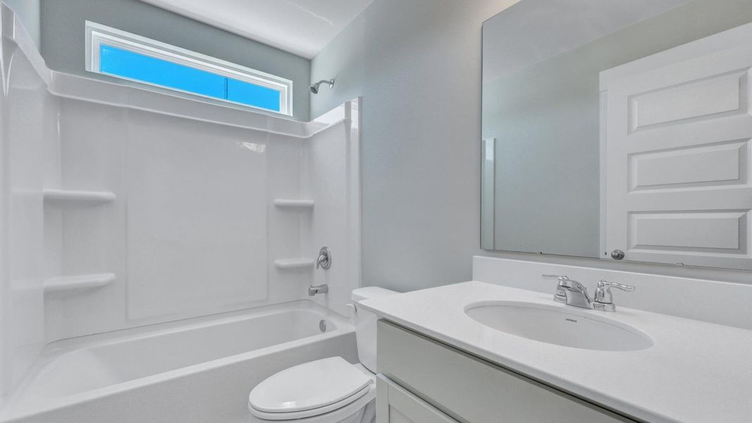 Furnished interior view inside a new home in Berkeley Bay, Ridgeville (Image 17). Furnished interior view inside a new home in Berkeley Bay, Ridgeville (Image 17).