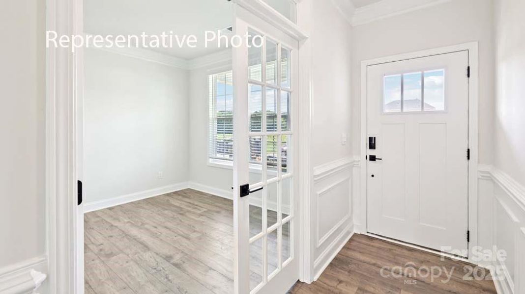 Spacious, unfurnished interior of a new home in Sanctuary at Southgate, Indian Trail (Image 22).