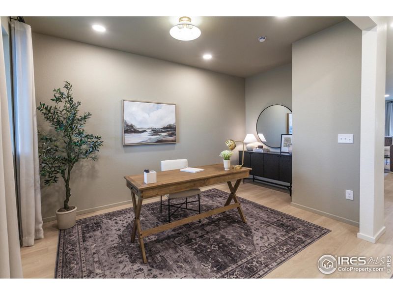 Furnished interior view inside a new home in Granary Trailblazer Collection - Single Family Homes, Johnstown (Image 10).
