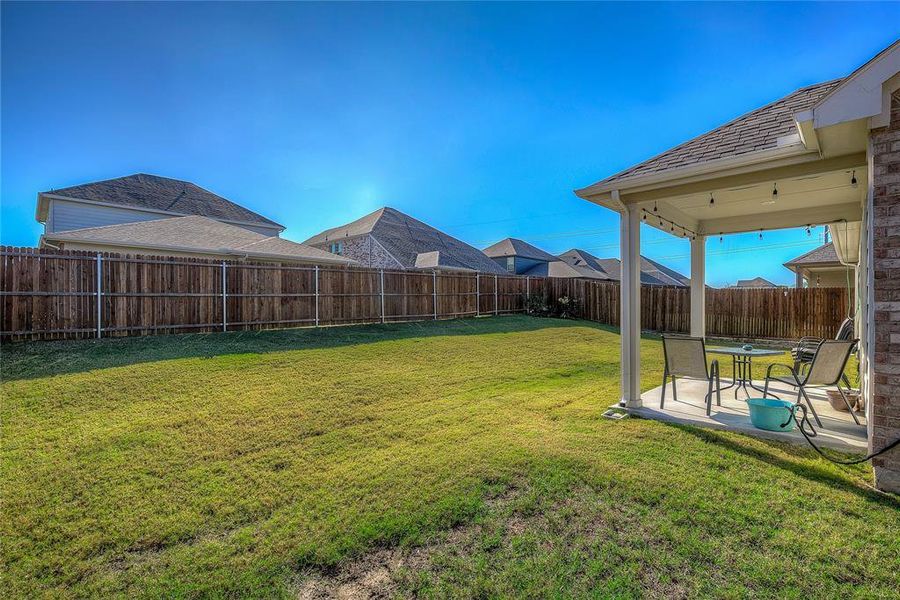 View of yard featuring a patio area