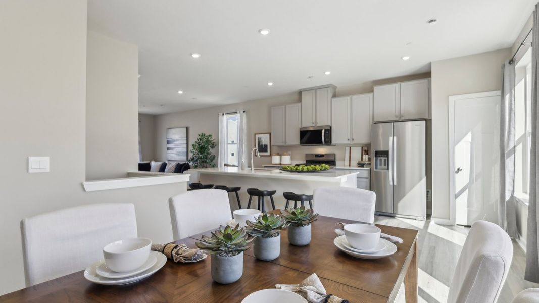 Representative furnished interior of a home built from the Regent - Finished Basement by D.R. Horton in Harrison Valley, Simpsonville (Image 11).