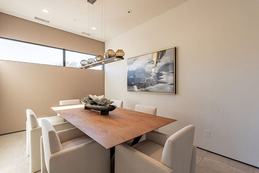 Furnished interior view inside a new home in Village at Seven Desert Mountain, Scottsdale (Image 17).