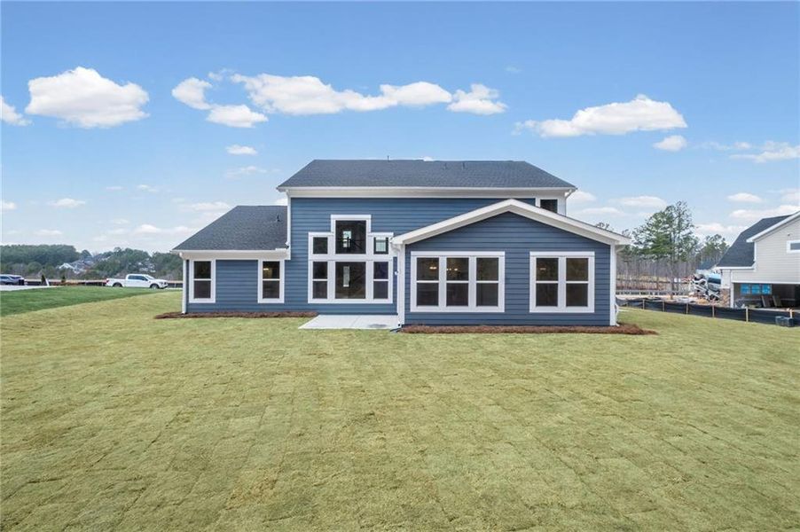Exterior details and patio area of a home in Governor’s Preserve, Canton (Image 27).