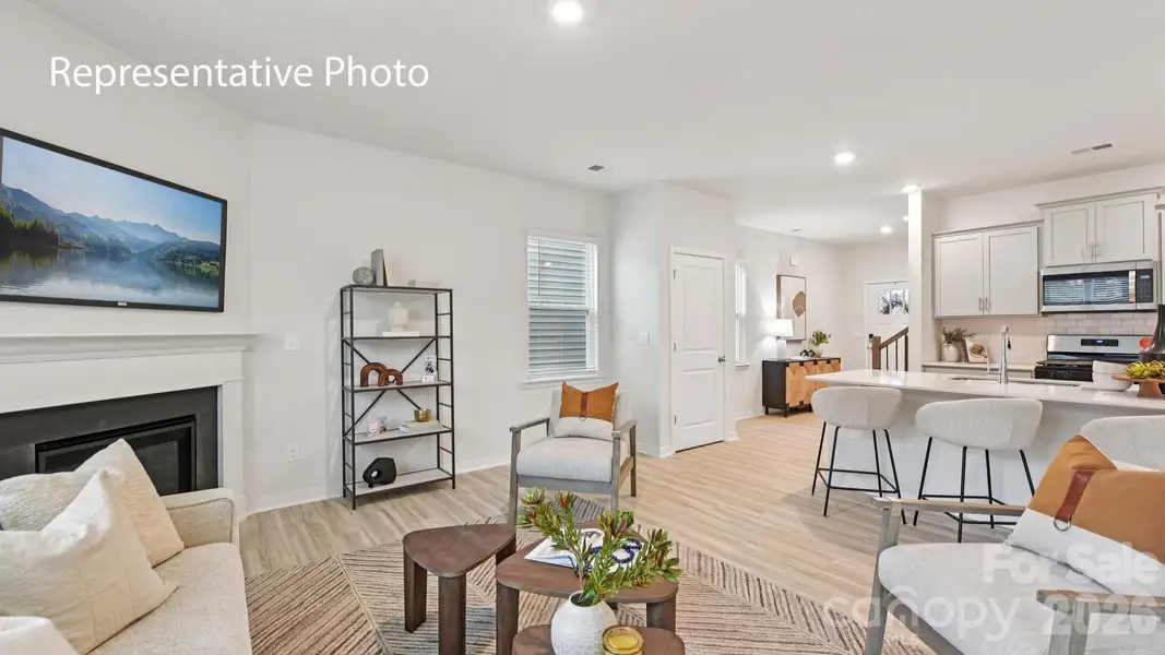 Furnished interior view inside a new home in Zion Springs, Hickory (Image 9).