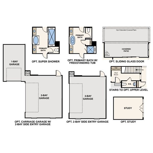 2D floor plan layout for the River Birch by Century Communities in Reserve East, Flagler Beach, FL (Image 3). 2D floor plan layout for the River Birch by Century Communities in Reserve East, Flagler Beach, FL (Image 3).