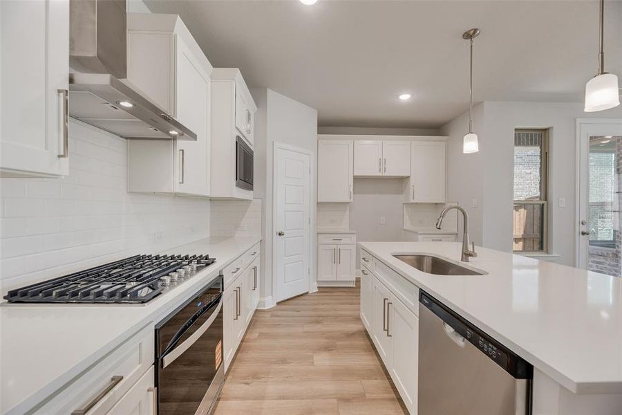 Furnished interior view inside a new home in Arbors at Legacy Hills, Celina (Image 8). Furnished interior view inside a new home in Arbors at Legacy Hills, Celina (Image 8).