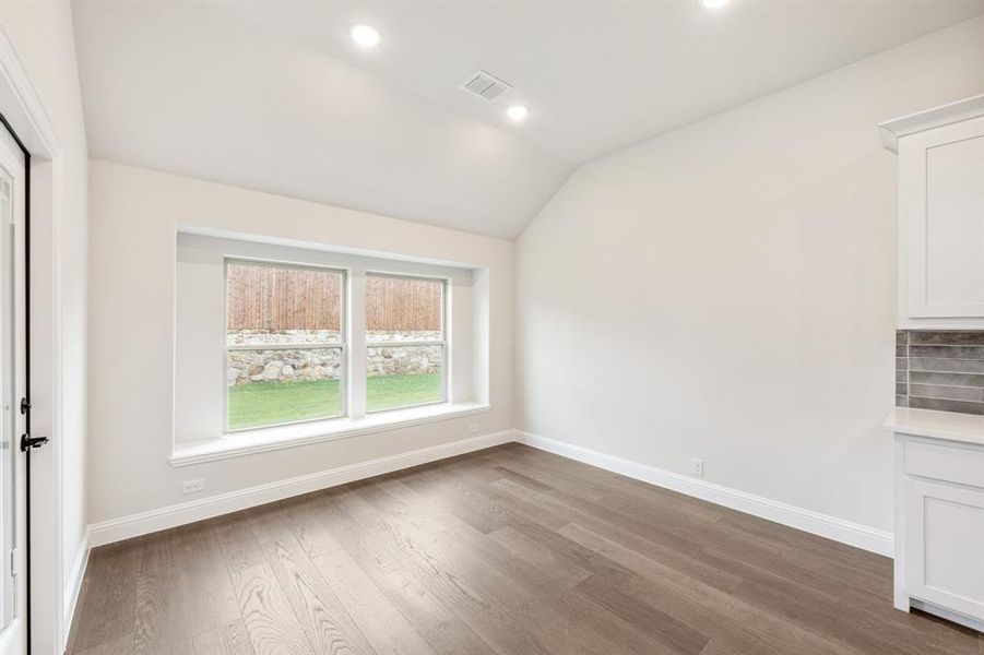 Spacious, unfurnished interior of a new home in Homestead at Daniel Farms, DeSoto (Image 24). Spacious, unfurnished interior of a new home in Homestead at Daniel Farms, DeSoto (Image 24).