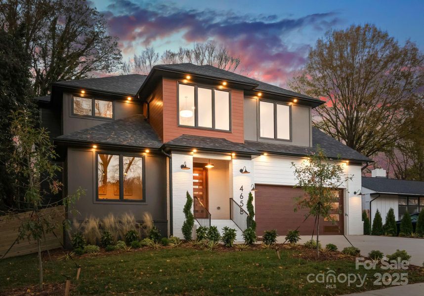 Front exterior of a new home in , Charlotte, NC, highlighting curb appeal (Image 26).