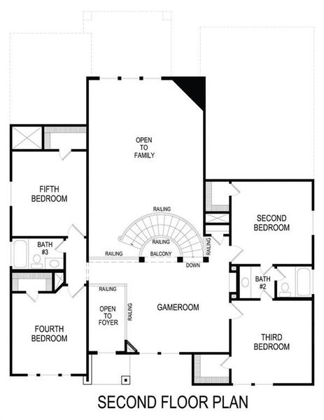 Stonehaven 2F Second Floor Plan
