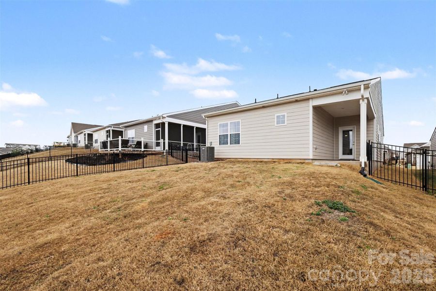 Exterior details and patio area of a home in Elizabeth, Fort Mill (Image 3). Exterior details and patio area of a home in Elizabeth, Fort Mill (Image 3).