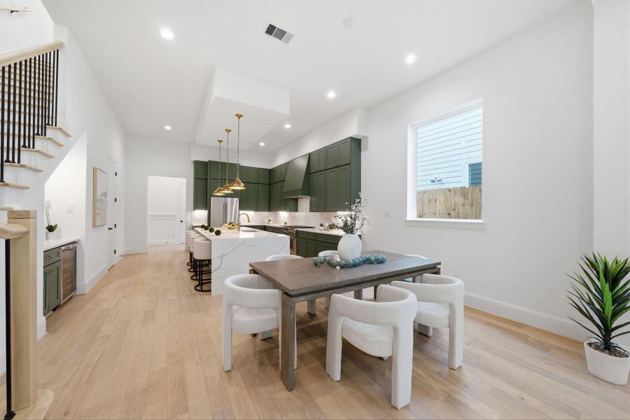 Furnished interior view inside a new home in , Houston (Image 16).