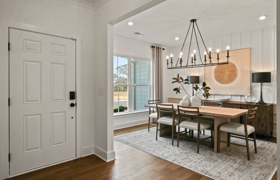 Representative furnished interior of a home built from the Riverton by Pulte Homes in Riversprings, Dacula (Image 10).