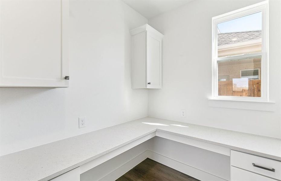 Pulte Planning Center off kitchen and dining area