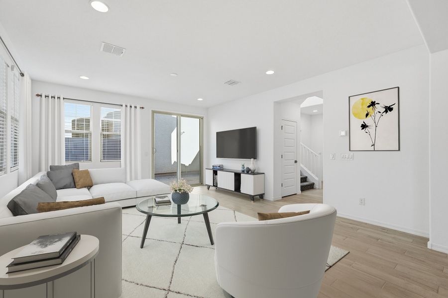 Furnished interior view inside a new home in Parkside, Avondale (Image 6).