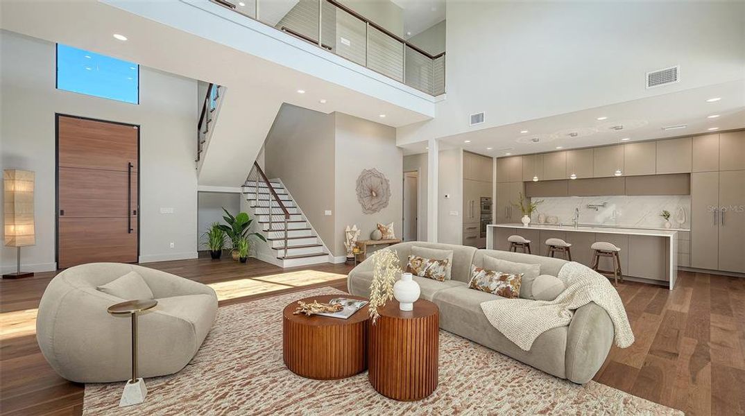 Furnished interior view inside a new home in , Sarasota (Image 51).