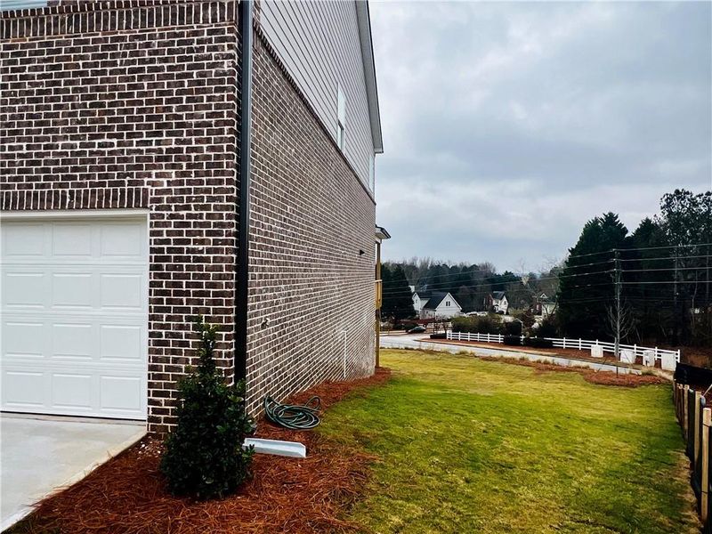 Exterior details and patio area of a home in Alcovy Village, Lawrenceville (Image 2). Exterior details and patio area of a home in Alcovy Village, Lawrenceville (Image 2).