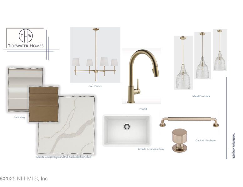 Sample of building materials used in homes in Highpointe at Rivertown, St. Johns (Image 7).