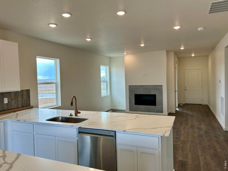 Furnished interior view inside a new home in Hudson Hills, Hudson (Image 9).