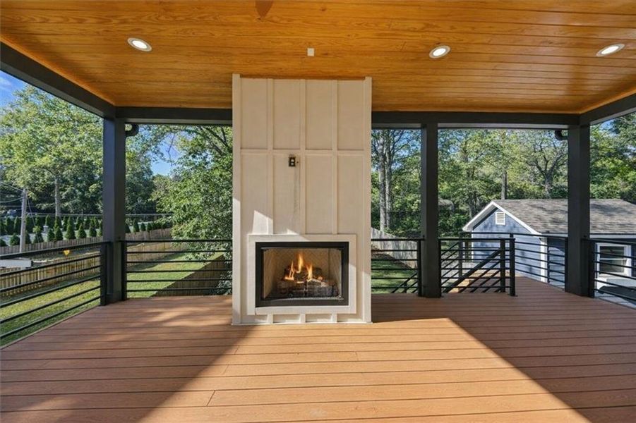 Exterior details and patio area of a home in , Brookhaven (Image 4). Exterior details and patio area of a home in , Brookhaven (Image 4).