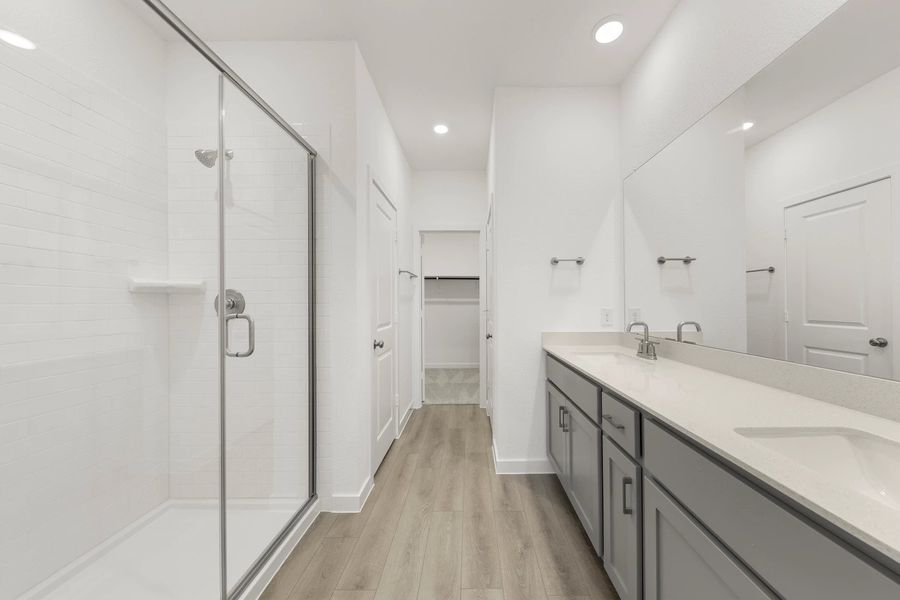 Primary Bathroom featuring the Milan Collection