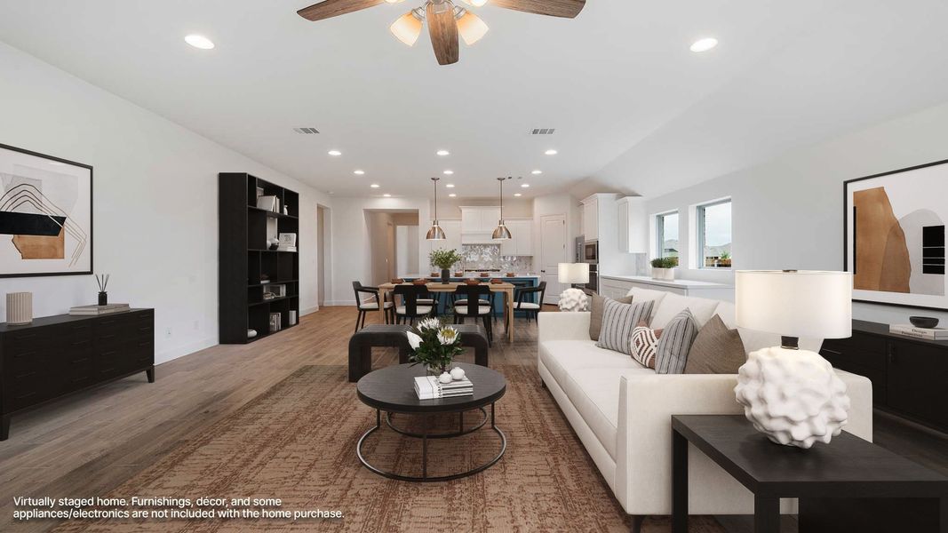 Furnished interior view inside a new home in Meraki, Forney (Image 5).
