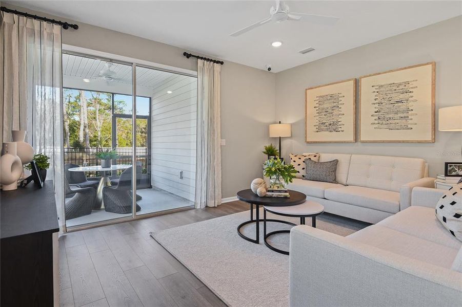 Furnished interior view inside a new home in Waterset, Apollo Beach (Image 7).