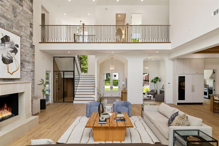 Furnished interior view inside a new home in , Dallas (Image 39).