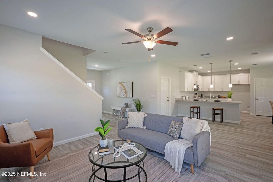 Furnished interior view inside a new home in , Jacksonville (Image 24).
