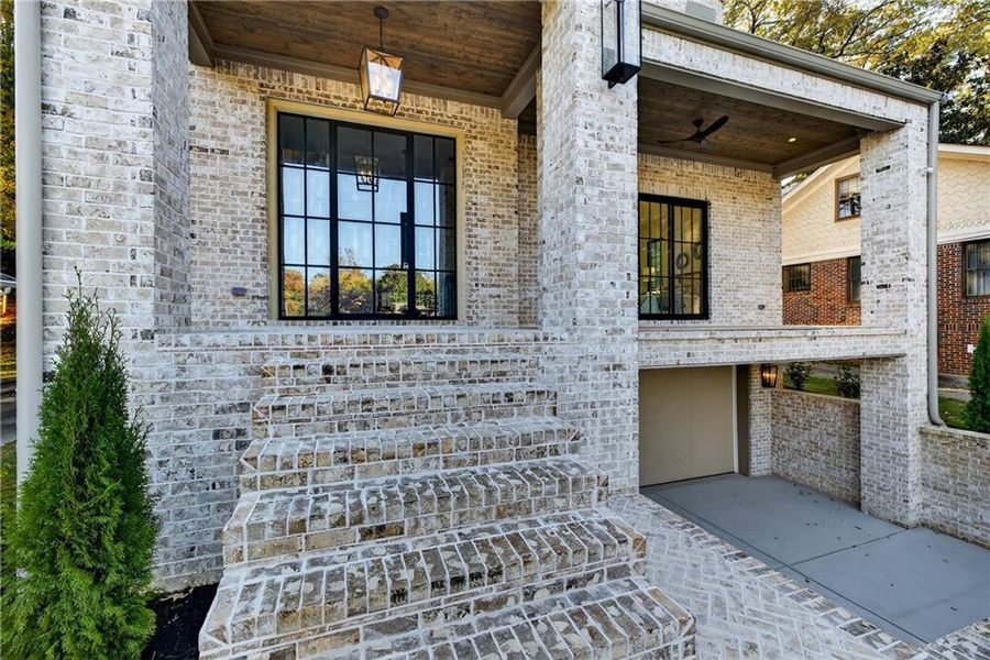 Exterior details and patio area of a home in , Atlanta (Image 31).