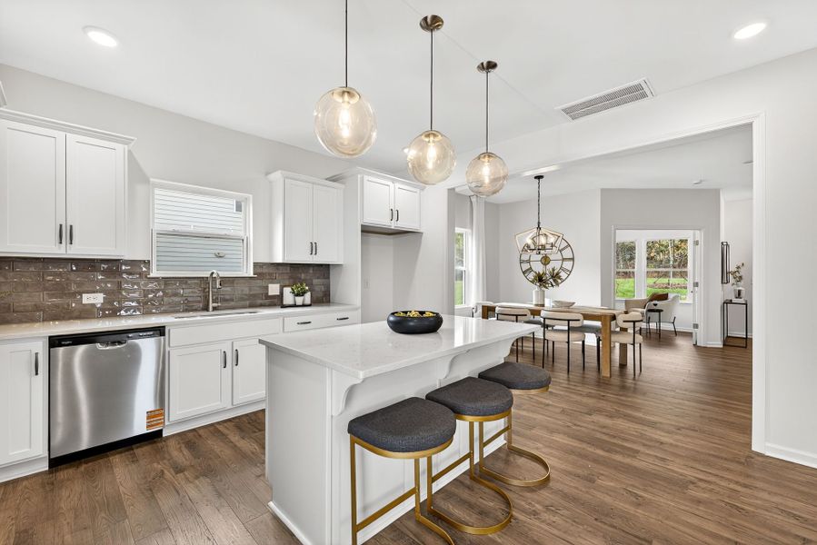 Furnished interior view inside a new home in Edgewater - Lakeview Point, Lancaster (Image 6). Furnished interior view inside a new home in Edgewater - Lakeview Point, Lancaster (Image 6).