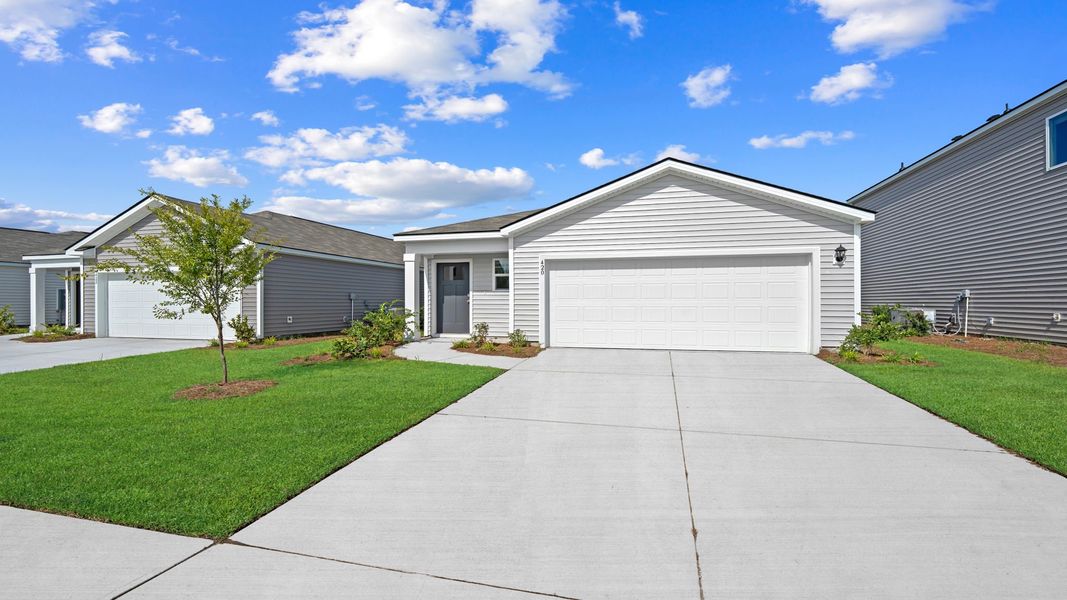 Representative exterior photo of a completed home built from the Willow by D.R. Horton in Altama, Brunswick, GA (Image 20).