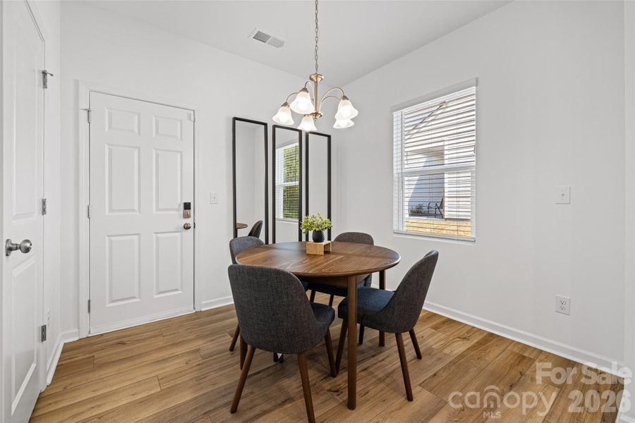 Furnished interior view inside a new home in , Charlotte (Image 11).