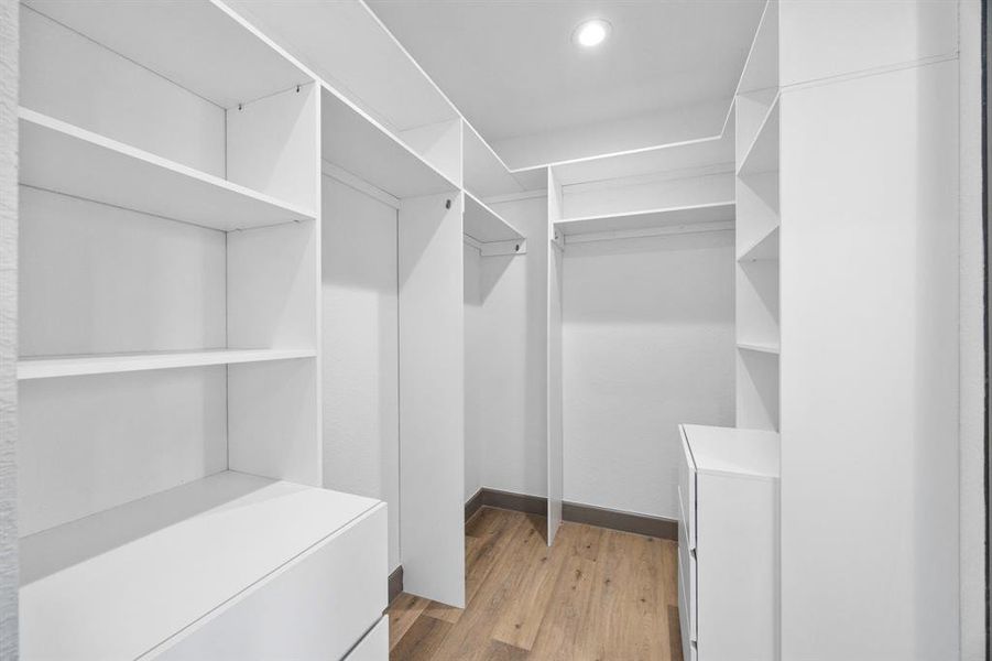 Primary Closet w/ Built-ins