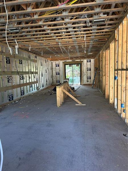 In-progress construction of a new home in , Tampa, FL (Image 4).