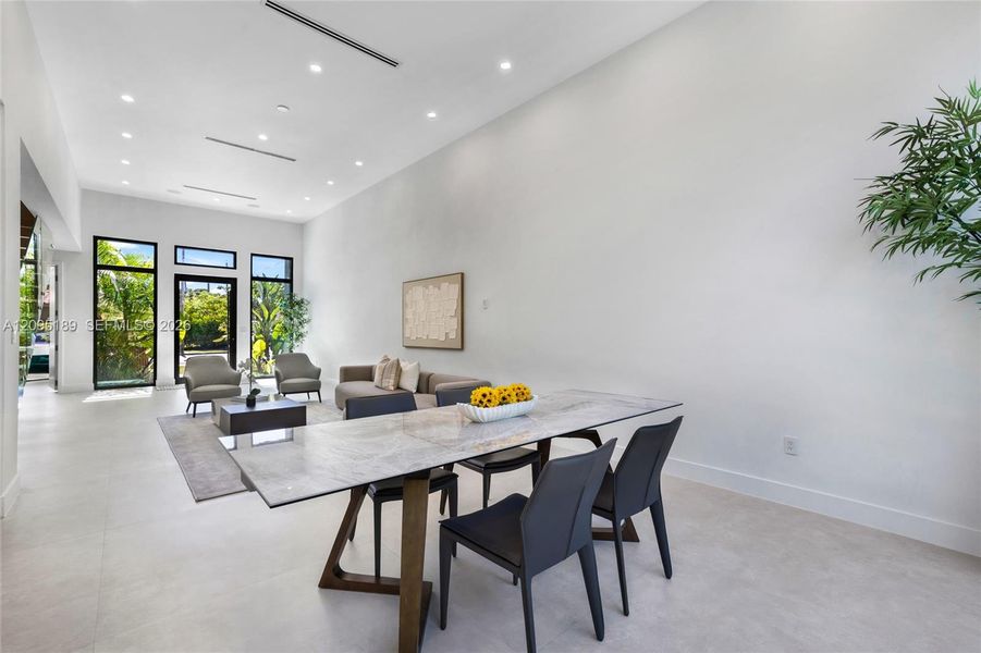 Furnished interior view inside a new home in , Miami (Image 19). Furnished interior view inside a new home in , Miami (Image 19).