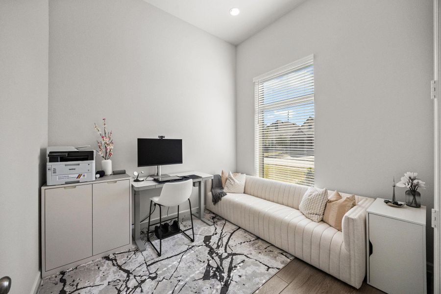 Furnished interior view inside a new home in , Richmond (Image 29). Furnished interior view inside a new home in , Richmond (Image 29).