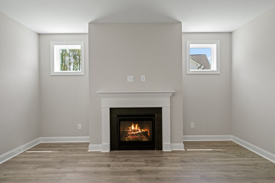 Representative unfurnished interior of a home built from the The Whitley by RobuckHomes in Baylee Ridge, Selma (Image 88).