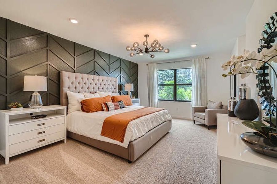 Representative furnished interior of a home built from the Ponte Vedra by D.R. Horton in Reserve at Jupiter, Jupiter (Image 15).