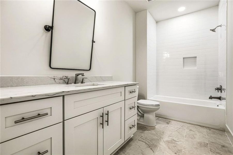 Furnished interior view inside a new home in , Atlanta (Image 39).